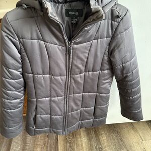 Style & Co. Charcoal Puffer Jacket